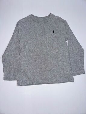 Polo by Ralph Lauren Long-Sleeve Crewneck Tee kids - Heather Gray